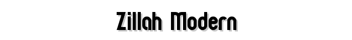 Zillah Modern font